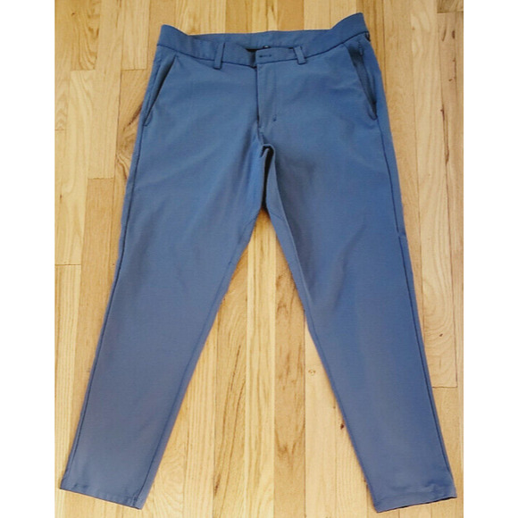 LULULEMON MEN'S PANTS STRETCH FABRIC COMFORT TAPERED SZ 36 - Picture 1 of 6